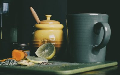 Jamu and Lemon Water Tonic